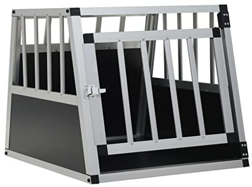 Yongdu Hundetransportbox mit Einzeltür, Katzentransportbox, Transportbox Katze, Katzenbox, Tragetasche Hund, Tiertransportbox, 54 x 69 x 50 cm