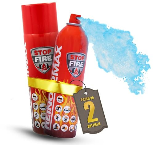 2x500ml All-in-1 Fire Extinguisher Home - Compact & Effective Small Fire Extinguisher