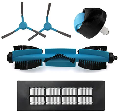 AUJAN 5 unids/Set Rueda giratoria de Filtro de Cepillo Principal for Conga 3090 3091 3092 Piezas de Repuesto de aspiradora Accesorios Recomendable