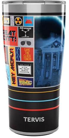 Tervis Back to The Future Isolierter Becher, 590 ml, Edelstahl