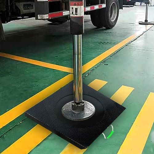Ausleger-Pad Wagenheber Gummiauflage Jack Pads 24x24x2 Zoll Kranausleger-Pads Schwerlast, Groß RV Jack Pad/ Kran-Anhänger-Stabilisator-Pads Mit Ergonomischem Handgriff, Für Camper Reisen ( Color : Sty