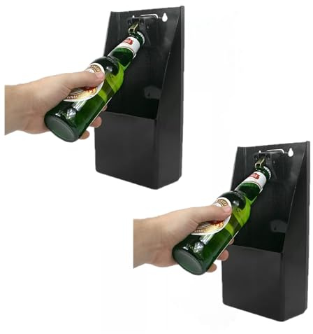 Chabrias Ltd Pub Bar Stand-Up/Wall Mounted Bottle Opener and Catcher UK Made 100% Recycled Plastic (2)