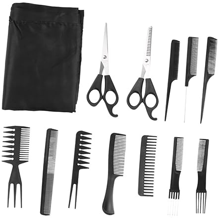 MUSISALY 13 Stück Friseurschere für Herren Haarschneidewerkzeug aus Kunststoff Leicht und Tragbar für Friseursalon und Zuhause