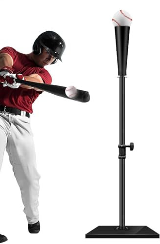 Tragbares Stand-Base-T-Shirt, robustes Baseball-T-Shirt, Softball-Schlag-T-Shirt, Stand-Basis-T-Shirt für Softball, tragbares Schlag-T-Shirt, Baseball-Trainingsausrüstung, verstellbares