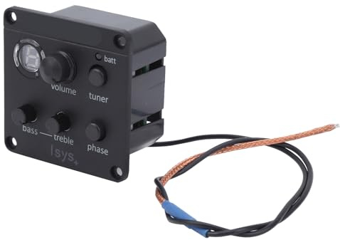 Vorverstärker der Akustikgitarren -Pickup mit LED -Tuner, Bass und Höhensteuerungszubehör für Sonicore Pickup -Installation