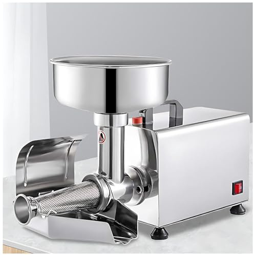 Macchina per Passata Di Pomodoro Elettrica,Fresatrice per Pomodoro,Facile Da Pulire,Per Passate Di Pomodoro, Marmellate E Puree Di Frut,450 W 70-150 Kg/H,220v