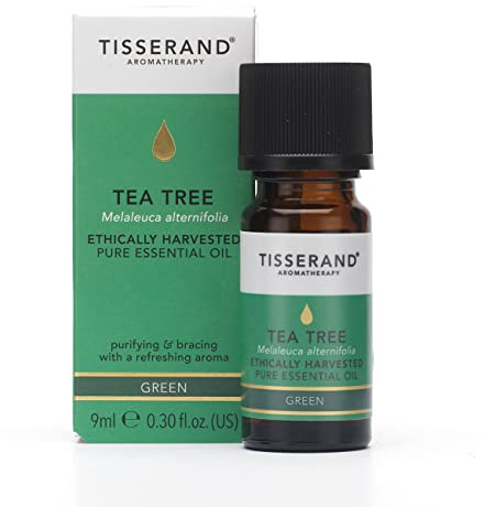 Tisserand - Tea Tree Ethically Harvested Essential Oil - Massage, Aromatherapy, Diffuser and Skin Oil with Vibrant and Green Aroma - 100% Natural Pure - 9ml