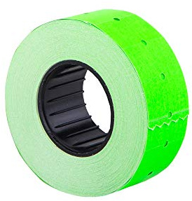 (10 Rollen) Grün 21 x 12 mm farbiger Papieraufkleber Preis Pistole Pricemarker-Etiketten MX-5500