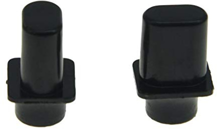 KAISH Pack of 2 Black Vintage Top Hat Switch Tip 3 Way or 4 Way Pickup Selector Switch Knobs for USA Tele/Telecaster