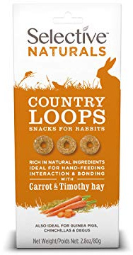 Supreme Petfoods Country Loops godis med morot för små djur - set med 2