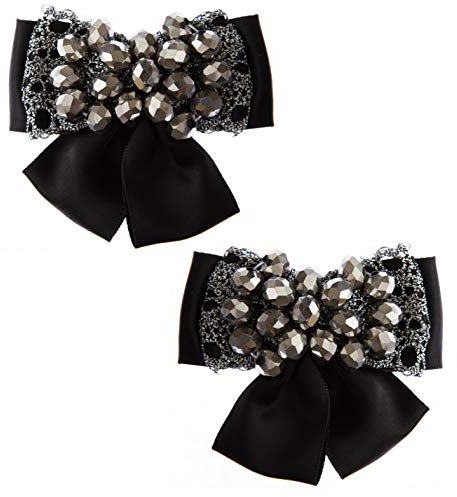 Love Shoes Schuhclips Schleifen Schnalle 2 Stück I abnehmbare Brosche Schuhschmuck elegant I Shoe Charms Smartclip
