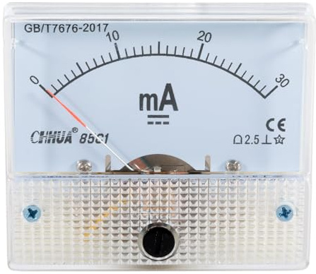 Cloudray 30mA/50mA Amperometro HUA 85C1 30mA Ammeter per CO2 Laser Macchina da Taglio per Incisione (30mA)