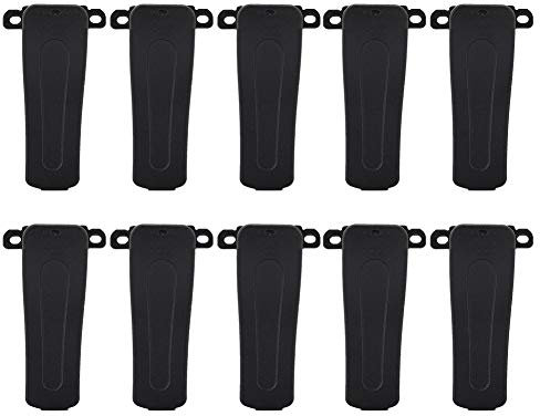 Socobeta 10 Pezzi Walkie Talkie Clip Clip da Cintura Portatile per Radio bidirezionale Compatibile con H777 BF-888S BF-666S BF-777S H-777