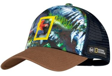 Buff National Geographic Trucker Cap Scarlett Macaw Unisex L/XL