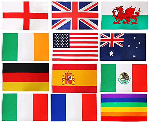 Bandera de México para decoración de jardín, bandera de fútbol