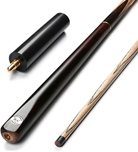 WANQPPS Billardqueue,3/4 Pool Queue Kit 57 Zoll Billardstock Handgefertigt mit Erweiterungszubehör Erstes Queue für Anfänger 19 Unzen / 11,5 mm Spitze Billard Zubehör(Color:A;Size:11.5mm Tip)