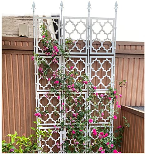 Wetterfeste Garten Rankhilfe Rankgitter Für Kletterpflanzen, 150cm 190cm 230cm 270cm Kletterhilfe Zaun Spalier Für Garten, Rasen, Terrasse, Rosen, Blumen, Pflanzengitter