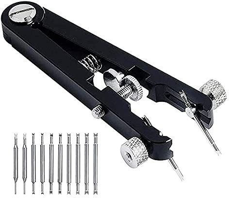 Niejgay Set di Pinze per Barre un Molla per Orologi, Pinze per Cinturini, Pinzette per Barre un Molla, per La Rimozione Dei Perni Della Barra un Molla 'Orologio