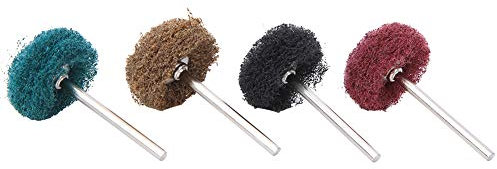 Schleifscheibe, 40-teiliges Schleif-Polierscheiben-Set, 3-mm-Schaft, Gebürstetes Rotationswerkzeug-Zubehör, Polierscheiben