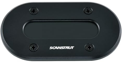 DS-LP-Multi-BLK Low Profile Kabeldichtung, eloxiertes Aluminium, Schwarz