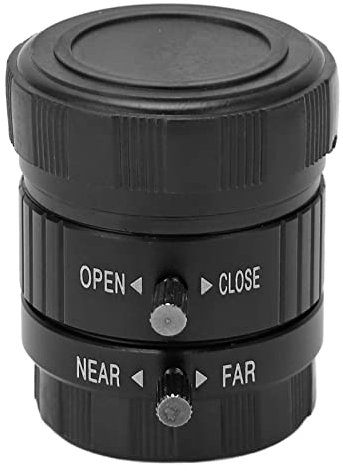 Nutriess Objectif de Mise au Point Manuelle à Ouverture Personnalisable à Monture CS de 16 mm à focale Fixe pour équipement HD