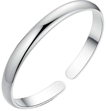 Genérico Brazaletes de puño de plata, brazalete de puño trenzado retro, brazalete abierto ajustable para hombres y mujeres (Style A)