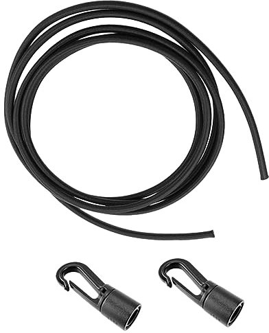 KITANDOVE 1set Kayak Bungee Cord Kit Hooks Elastic Tie Rope for Outdoor Activities for Camping Kayaking Hiking and Boat Use Construction