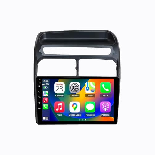 9 Pollice Car radio Android 15 2 DIN Car Stereo per Fiat Grande Punto Linea 2007-2012 con Telecamera Posteriore/Wireless Carplay/BT/FM Radio/GPS/Mirror Link/Lettore multimediale(2+32G)