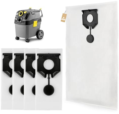 4 Stück für Kärcher NT 30/1 Staubbeutel für Kärcher NT 40/1 NT 50/1 Staubbeutel Ersatz Staubsaugerbeutel Staubsauger Zubehör (2.889-154.0)