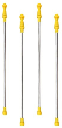 GARIOUANS 4 Varillas Pulverizadoras Extensibles Postes de Riego Resistentes de Acero Inoxidable y Fácil Mantenimiento Boquilla Ajustable para Jardín y Agricultura
