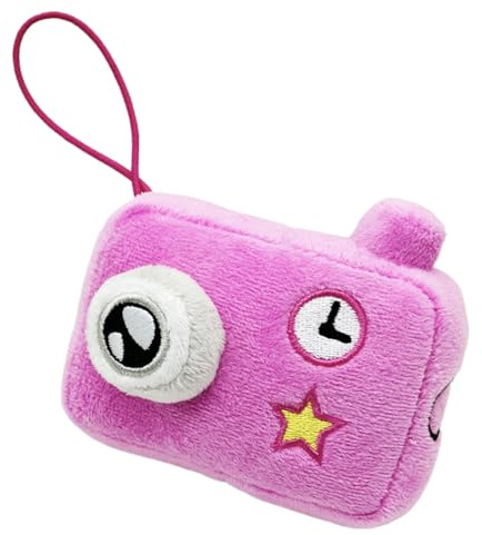 Anime Plush | Camera Plussh Toy | Fashion Sturdy Stuffed Figures Charm Ornament Toys Accessory | Doll Pendant for Kids Adults School Commuting Backpack Purse Bag