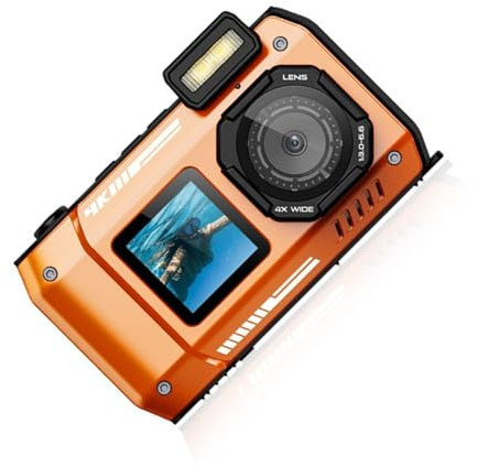Appareil photo numérique haute résolution 6500 W avec zoom 10x IP68 étanche pour une utilisation polyvalente