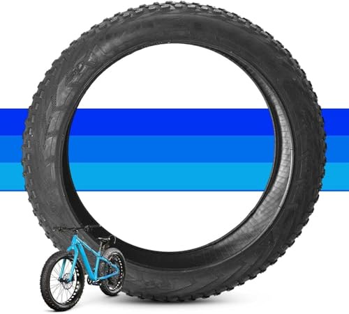 24x4.0 Fatbike-Reifen 24-4.0 mit Aggressivem Bergprofil für 24-Zoll-Felgen mit 24 4.0 Pannensicher Faltbar E-Bike Schnee & Sand