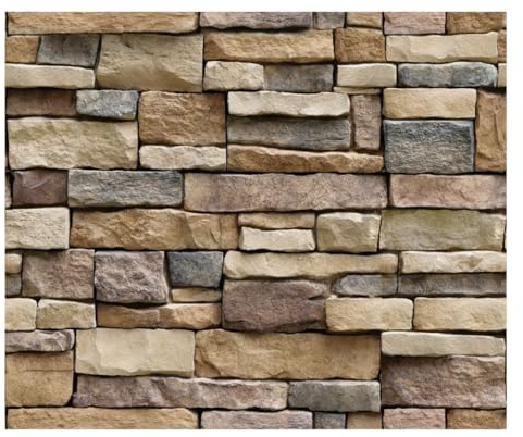 Gadpiparty Carta da Parati Murale in Pietra 3d Autoadesiva 45x100 Cm, Adesivi Murali in Pietra Rimovibili per Soggiorno, Camera da Letto e Ufficio, Decorazione Parete Resistente