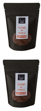 Marque française indépendante | Petite entreprise familiale | Clous de Girofle en Poudre 100g (2x 50g) | Le Monopati Original | Origine Madagascar | Épice 100% Naturelle | Sans additifs