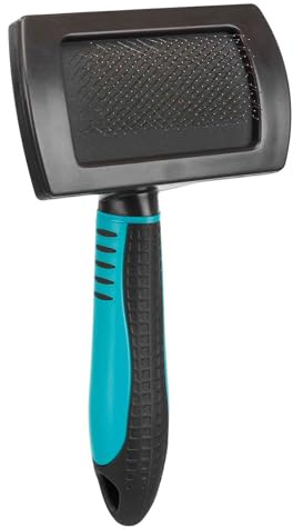TRIXIE Soft Brush #24132| For Cats and Dogs |Detangling Top Coats and Base Coats | 10 x 17 cm | 3.93 x 6.7 in.