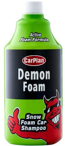 CarPlan Demon Snow Foam Shampoo, 1 Litre (Pack of 1)
