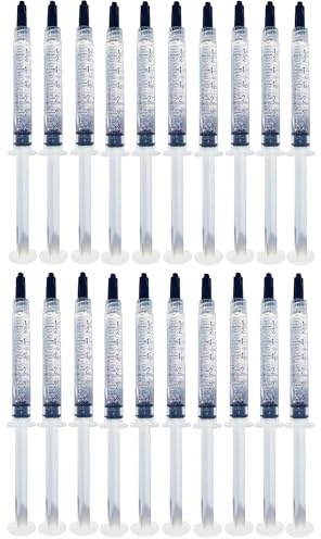 Bright White Smiles 44% Whitening Gel – 20 Syringes(3ml) – Fast-Acting Carbamide Peroxide Teeth Whitener