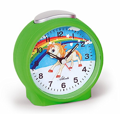 Atlanta Despertador Infantil niña Unicornio Verde – 1981-6