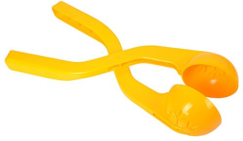 MARMAT Schneeballlanze Schneeball Zange Schneebälle Macher Spielzeug Snowball Maker (Gelb)