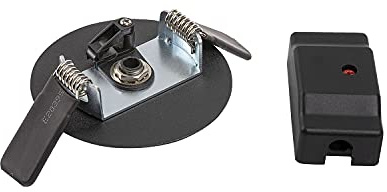 SLV mechanische Komponente FITU/Zubehör für Einbau-Leuchte, Strahler/Einbaurosette schwarz Stahl