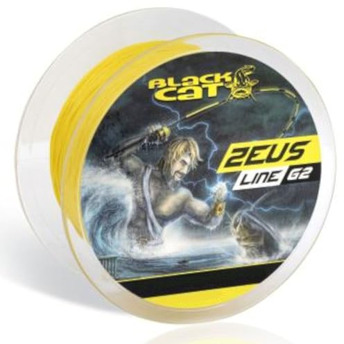 Black Cat Zeus Line gelb G2 400m - Wallerschnur