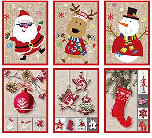 MAGICLULU 6stücke Weihnachtsmusik Grußkarten Lustige Weihnachtskarten Mit Hochwertigem Karton Für Kreative Weihnachtsgrüße Und Festliche Überraschungen