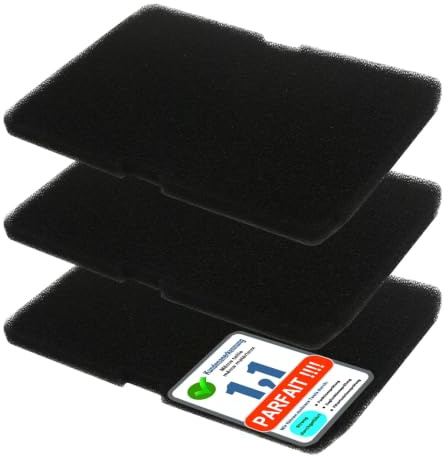 3 Stück Trockner Filter 2964840100 | Wärmepumpentrockner | Kondenstrockner Ersatzfilter | Kompatibel mit Beko Grundig Blomberg Elektra Bregenz | 240 x 155 x 10 mm Trockner Ersatzteile