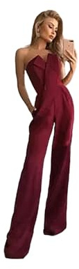 QYEZSOTL Sequined Dress Chinesischer Langer Rock Neuer Chinesischer Jumpsuit Schrägkragen Mit Mittlerer Temperament Pendler Jumpsuit