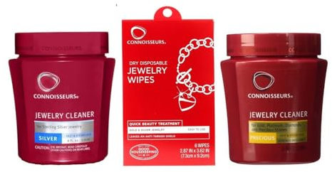 Precious - Pack limpiador para joyas + plata 236 ml + 6 toallitas