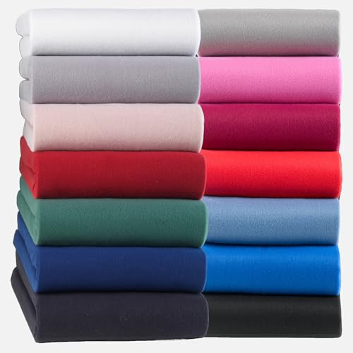 Malika® Winter Thermo Fleece Spannbettlaken, kuschelig weich Flausch Spannbetttuch, Betttuch Jersey flauschig Soft Plüsch Laken, Farbe:Anthrazit, Größe:120x200 cm