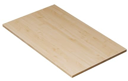 KESSLER PRO Tischplatte, Spanplatte, 25mm, verstärkte Kante Ahorn 100x60 cm