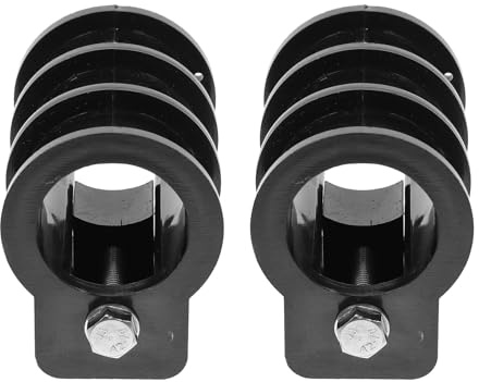 MINAOLULUS Boucles d'Échelle de Piscine Lot de 2 Pièces en Plastique Supports Intégrés pour Escalier Piscine Usage Jardin Extérieur Sécurisé