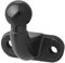 ProPlus 341210 Anhängerkupplungskugel Kugelkopf Ø50mm rechtwinklig schwarz 2-Loch Universal